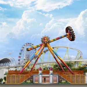 360 Degree Giant Frisbee Ride Rated Load 23 Riders Running Height 23m