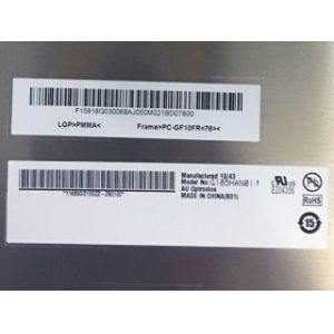 China G185HAN01.1  AUO 18.5  INCH  sRGB，WLED Backlight，Life ≥ 50K hours，With LED Driver，Upside I/F，Matte on sale