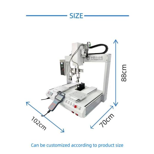 Small Automatic PCB Soldering Robot 150W PLC Controlled