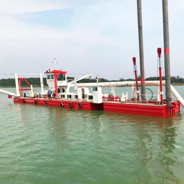550mm Discharge Pipe Hydraulic River Dredger With Efficient Auto Depth Control