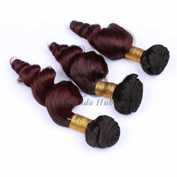 #T1B/99J Loose Wave Remy Human Hair Bundles Sew In Weave Bundles Brazilian Bundle Deals