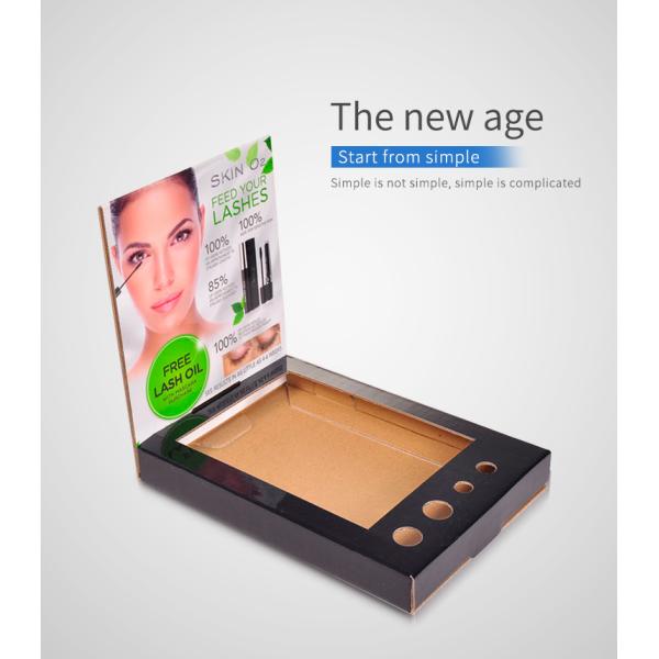 Corrugated Cardboard Countertop Displays , Cosmetic Cardboard PDQ Displays