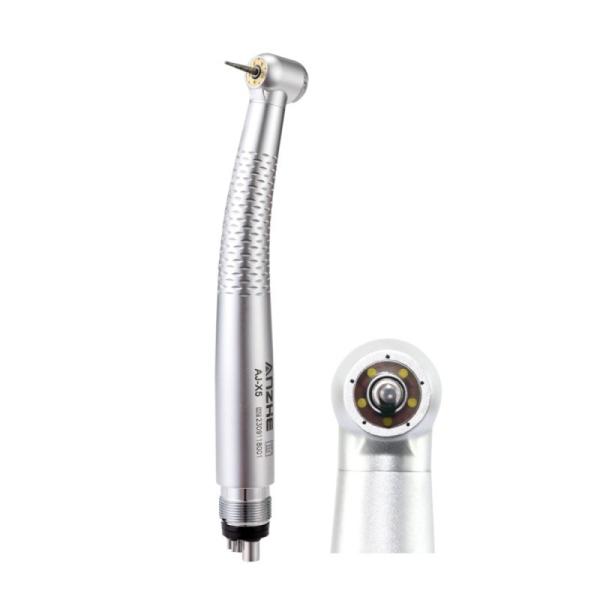 Buy 5 Water Spray High Speed Air Turbine Shadowless LED Light Dental Handpiece at wholesale prices