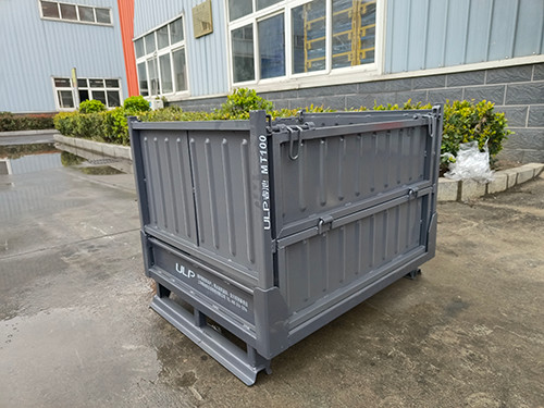 Large Stackable Steel Post Pallet Stillages Turnaround Transportation 1000*800