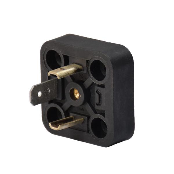Industrial Solenoid Din Connector IP65 3 Pin MCX Male Connector