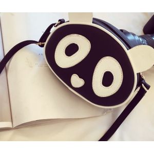 Japan and South Korea female new winter shoulder bag cute cartoon panda diagonal