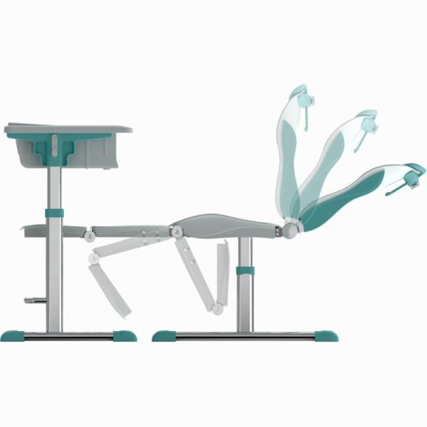 Buy Modern Design Study Reclinable Adjustable Desk and Chair Set for School Home Training at wholesale prices