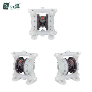 Non Metallic Plastic Diaphragm Pump Water Treatment Plant 1/2 Inch