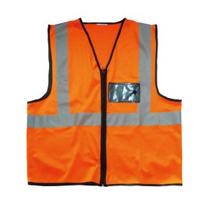 High Visibility Safety Vest with 60*70cm Measurement and 1000 Feet Visibility Featuring Velcro Closure