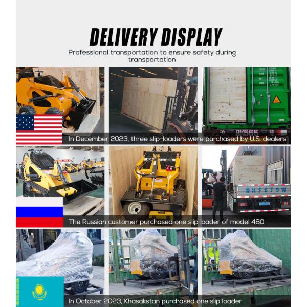 Yanmar Engine Diesel Closed System Skid Steer Loader Attachment Wheel Skid Loader on Sale