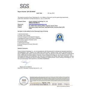 Hunan Jinzheng Technology Co., Ltd Certifications