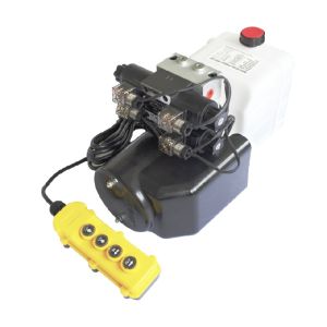 DC 12 Volt Hydraulic Power Unit Double Acting Electric Hydraulic Power Pack For
