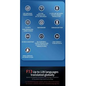 400x960 Portable Photo Record Text Voice Translator Device Offline online