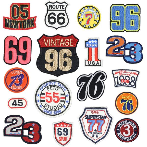 Buy Custom Logo Embroidery Patches Wholesale Heat Press Designer Woven Patches Iron On Woven Hat Patches Embroidered For Clothes at wholesale prices
