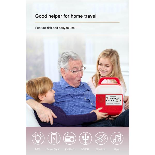 Outdoor Waterproof Solar Panel Lighting System Mini Home Power Auto