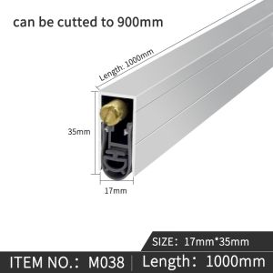 Automatic Drop Down Bottom Seals for Wooden Door Fully Cover Silicone Rubber