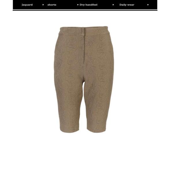 Dry Handfeel Jacquard Polyester Spandex Shorts