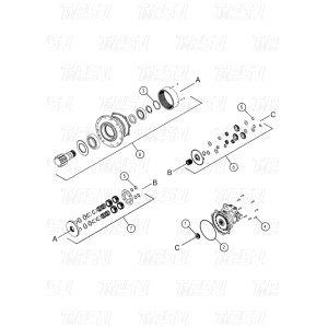 Quality High Powered Excavator Drive System With Planetary Reducer for sale