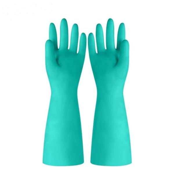 Buy CE  Approved Green Nitrile Glove Protecting You and the Environment at wholesale prices
