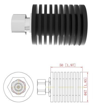 DC-6GHz 20W Dummy Load / Termination Load