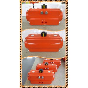 at pneumatic rotary actuator epoxy coating surface