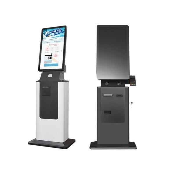 Buy Smart Payment Terminal Self Check in Check Out Cash Acceptor and Ticket Dispenser Lcd Touch Screen Payment Kiosk for Hotel at wholesale prices