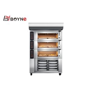 SS304 Commercial Bakery Kitchen Equipment High Temperature 9 Trays Electric