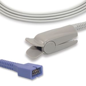 ISO13485 0.9m Reusable Adult Finger Sensor Nelcor Oximax
