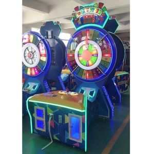 Rotary Storm Wheel Of Fortune Arcade Machine For Ticket Redemption