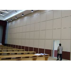 Movable Room Divider Operable Walls With Fabric MDF Hard Cover For Convention