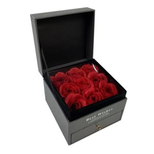 Handmade Romantic Bouquet Creative Valentine Luxury Gift Box Packaging Custom