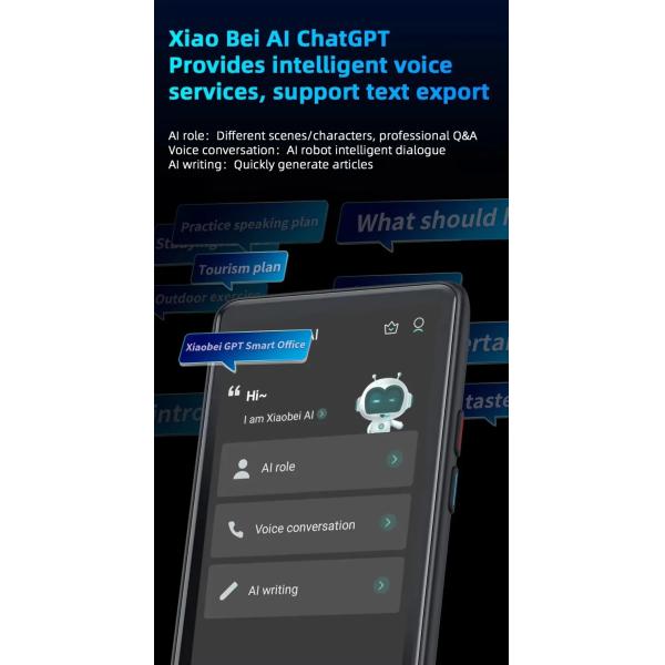 AI Writing ChatGPT Instant Voice Translator Machine Multi Language 4inch
