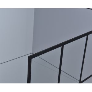 Apartment Tempered Clear Glass Frameless Shower Enclosure Modern