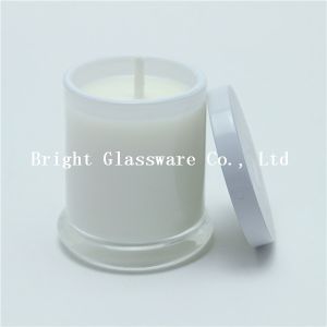 Luxury design glass jar, glass candle jar with custom logo
