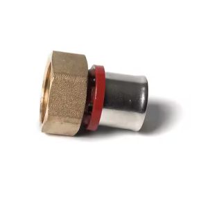 female threaded HEX Corrosion Resistant Chrome Plated Brass Compression Tube