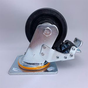 5 Inch Heat Resistant Lockable Caster 500 Fahrenheit