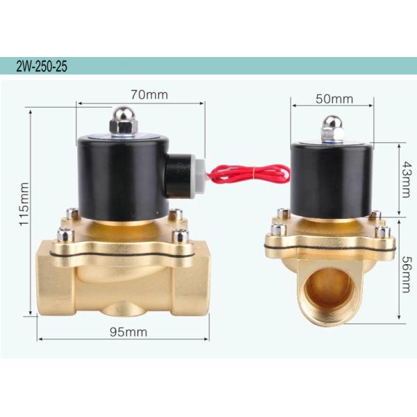 2 Way 2 Position DN25 1 Inch 2W-250-25 220 volt Water Solenoid Valve