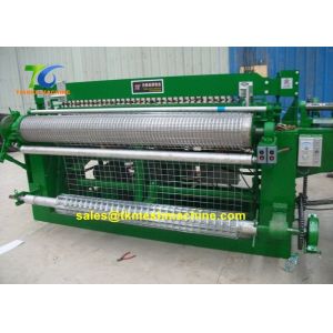China Galvanized Iron Roll 0.65-2mm Wire Mesh Welding Machine Adjustable Aperture on sale