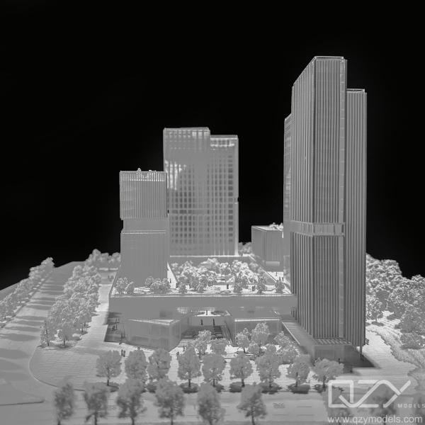 1/500 HSA Architectural Concept Model Guangzhou Knowledge City Project 100KG