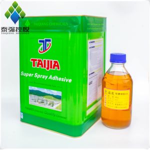 Light Yellow Non Flammable Spray Adhesive BS5852 Fire Retardant Adhesive