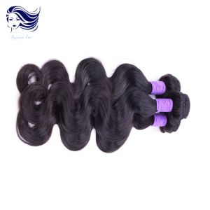 Quality Jet Black Virgin Peruvian Hair Extensions , No Shedding Hair Extensions for sale