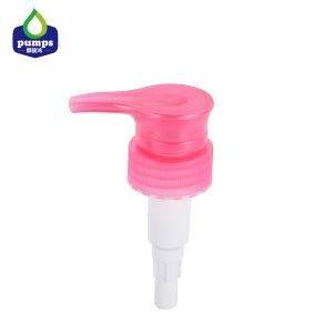 Quality Plastic Cosmetic Lotion Pump in Clean Washing Liquid Ribbed Closure for sale