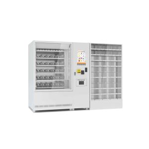 Transparent Doors Machine Locker Different Payment Methods Access