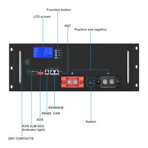 Home System Battery Pack Solar Lithium 51.2V LiFePO4 170Ah Lithium Batteries for