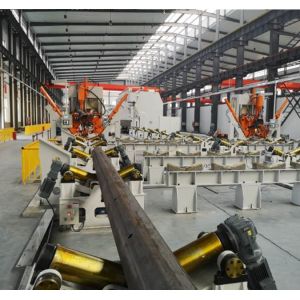 Model HM800-14000 Light Pole Shut-Welding Machine For High Mast Monopole