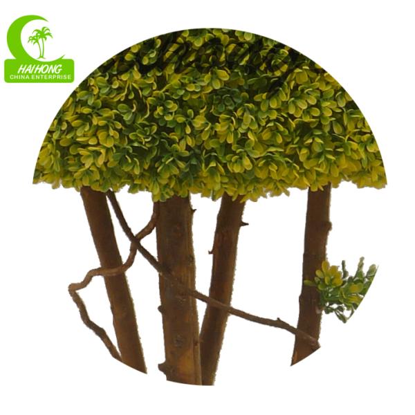 faux boxwood tree