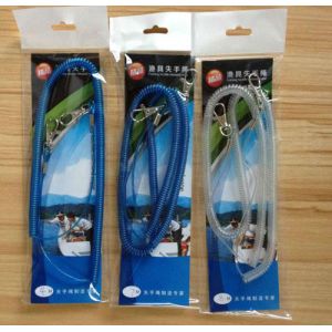 Quality Single opp packing for each fishing coil lanyard popular fishing leash accessory for safe for sale