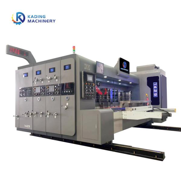 High Working Speed Corrugated Board Printing Machine For Making Sweet Pizza Boxes