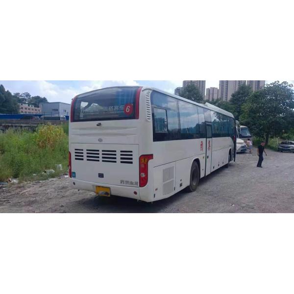 Used Coach Bus Model KLQ6129 Used Higer Bus 53 Seats Good Passenger Bus Double Doors Steel Chassis Low Kilometer