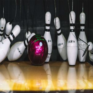 Fitness Exercise Body Steel Bowling Lanes Machine with Standard Pins at Directly